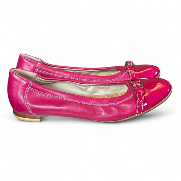 ASL Monika Cap Toe Ballet Flat Size 9 US 39 EU - Picture 2 of 8